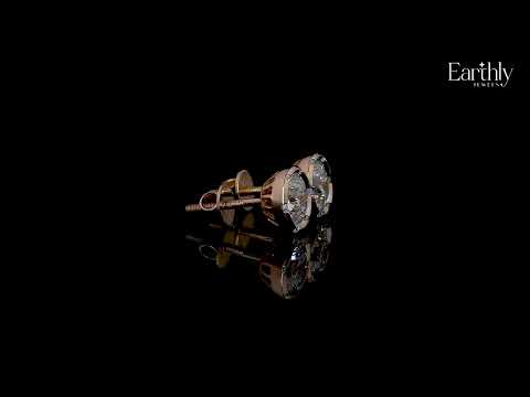 Round Brilliant Diamond Earrings | Earthly Jewels