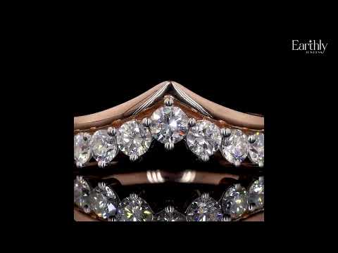 V Shaped Diamond Ring | Earthly Jewels