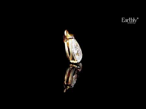 Pear Shaped Solitaire Pendant | Earthly Jewels