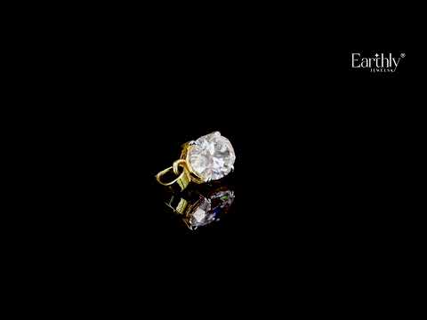 Oval Shape Solitaire Pendant | Earthly Jewels #diamond-shape_oval