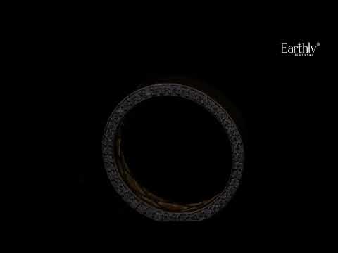 Load video: Mens Hidden Diamond Wedding Band | Earthly Jewels