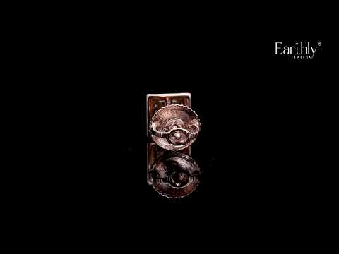 Princess Cut Halo Diamond Earrings | Earthly Jewels