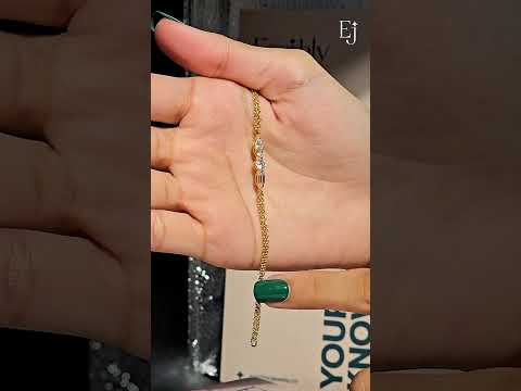 Three Stone Diamond Everyday Bracelet | Earthly jewels