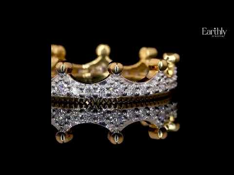 Crown Shaped Ring | Earthly jewels