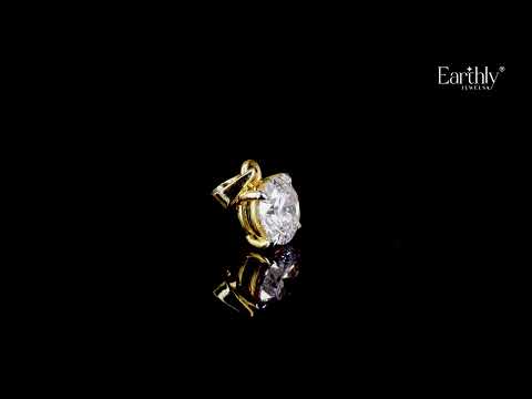 Round Shape Solitaire Pendant | Earthly Jewels