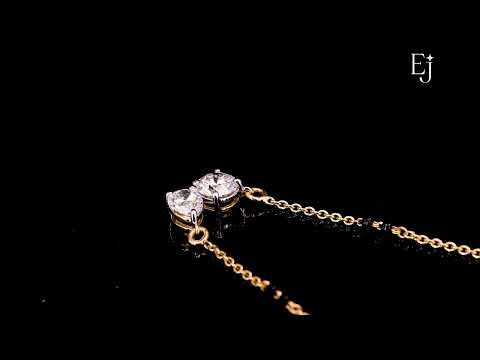 Load video: Round & Pear Toi-Et-Moi Mangalsutra | Earthly Jewels