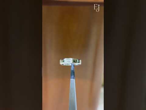 Load video: Emerald Cut Diamond Ring for Men in Gold | Earthly Jewels