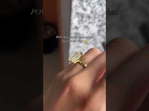 Load video: Baguette Diamond Solitaire Ring | Earthly Jewels
