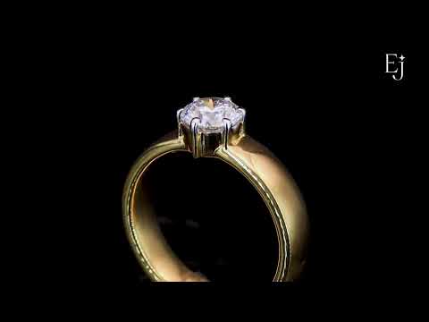 Load video: 1 Ct Round Diamond Men's Solitaire Ring | Earthly Jewels