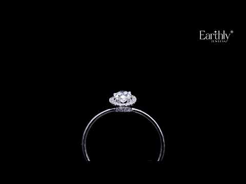 Load video: Oval Halo Engagement Rings | Earthly Jewels