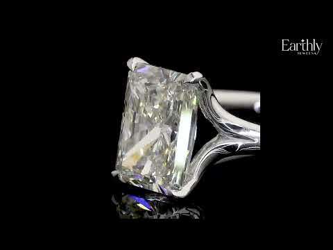 Load video: Radiant Solitaire Engagement Ring| Earthly Jewels