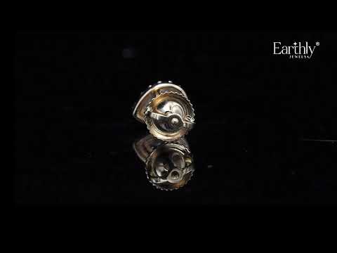 Load video: Pear Shaped Halo Earrings | Earthly Jewels