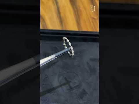 Load video: Marquise Cut Diamond Full Eternity Ring | Earthly Jewels