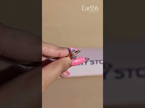 Load video: Pear And Round Cut Two Stone Engagement Ring | Earthly Jewels
