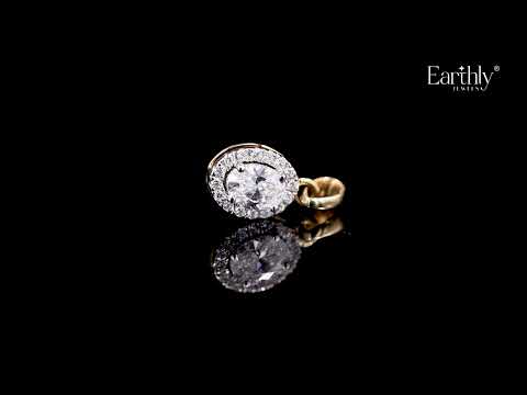 Oval Halo Pendant | Earthly Jewels