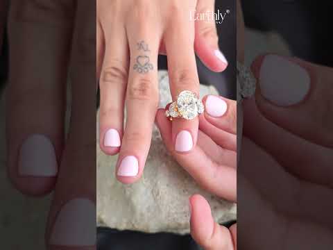 Load video: The Sovereign Oval Solitaire Ring | Earthly Jewels