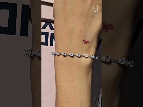 East West Pear Shaped Tennis Bracelet