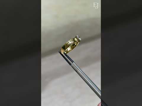 Load video: Men’s 1 Ct Round Diamond Solitaire Ring | Earthly Jewels
