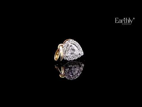 Heart Shaped Diamond Halo Pendant | Earthly Jewels