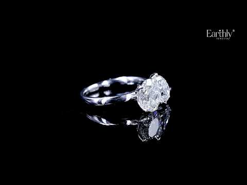 Load video: Oval And Pear Solitaire Floral Toi Et Moi Ring | Earthly Jewels