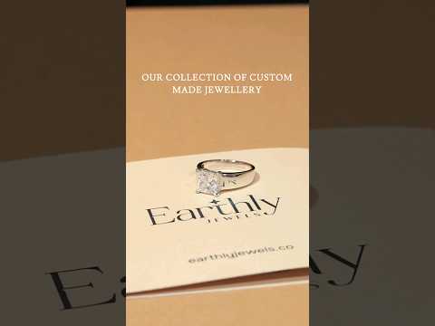 Load video: Princess Solitaire Engagement Ring For Men | Earthly Jewels