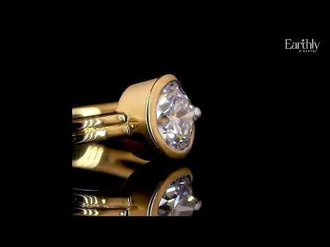 Solitaire Round Diamond Infinity Promise Ring | Earthly jewels