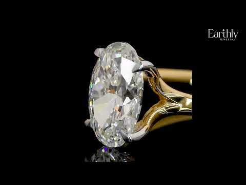 Load video: 2Ct Oval Solitaire Engagement Ring | Earthly Jewels