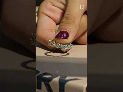 Load video: Marquise Diamond Full Eternity | Earthly Jewels