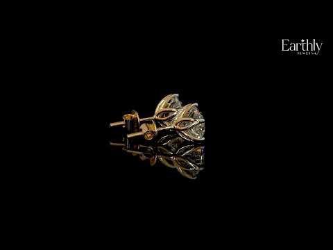 4ct Round Diamond Studs | Earthly Jewels