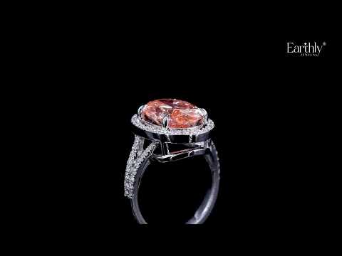 تحميل الفيديو: 6 Carat Oval Pink Diamond Halo Engagement Ring | Earthly Jewels