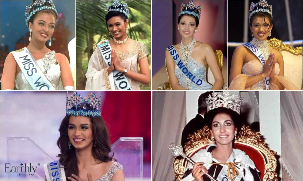 6 Queens, One Nation: Celebrating Indian Miss World Winners with Earthly Jewels