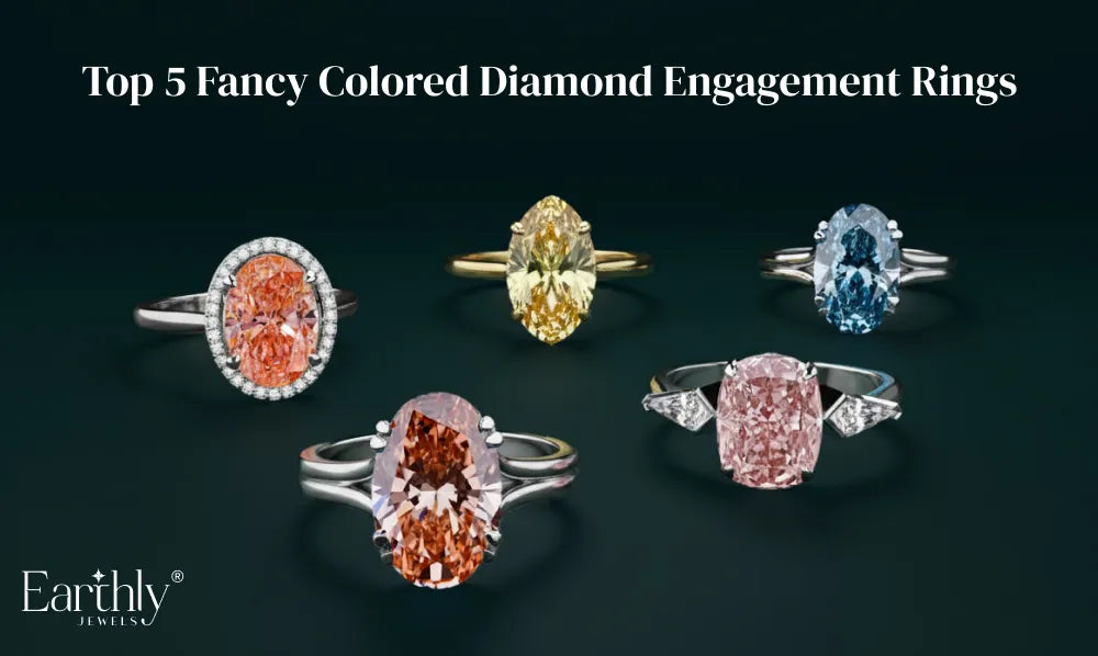 Top 5 Fancy Colored Diamond Engagement Rings for Modern Brides