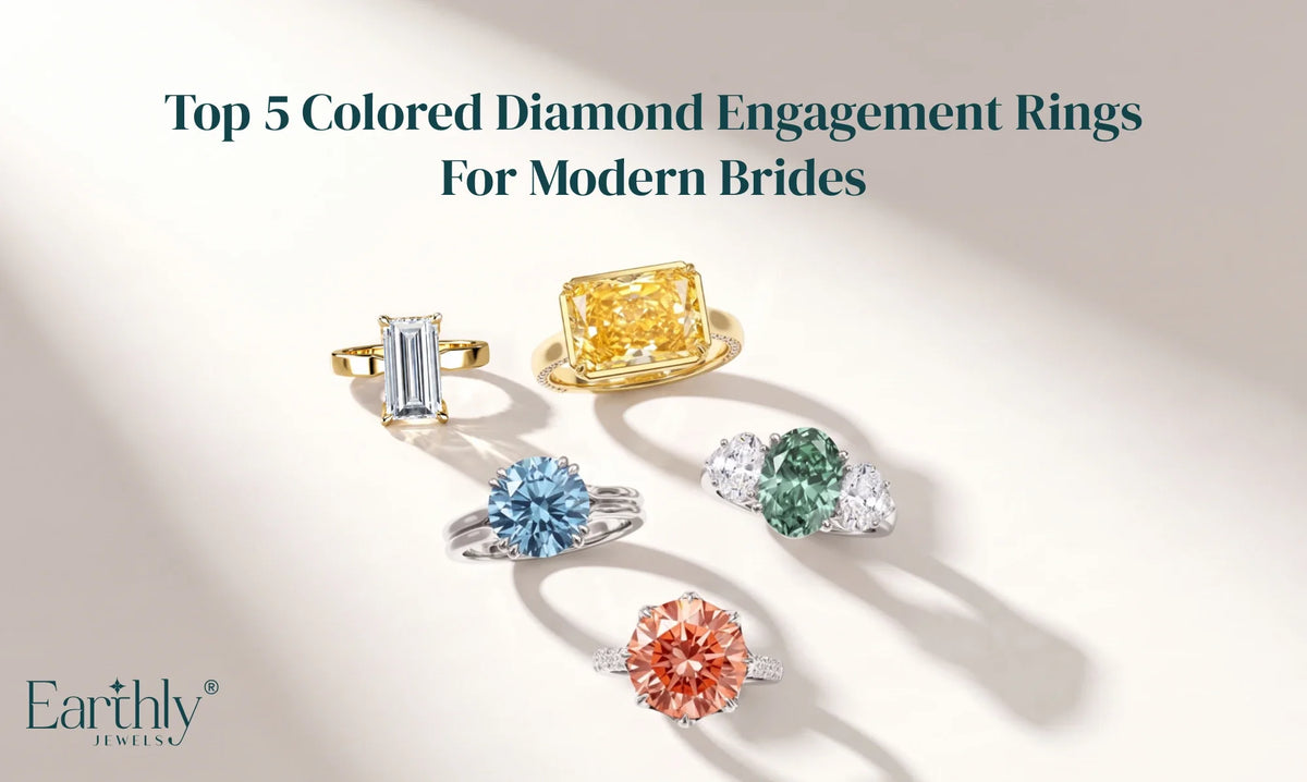 Top 5 Fancy Colored Diamond Engagement Rings For Modern Brides
