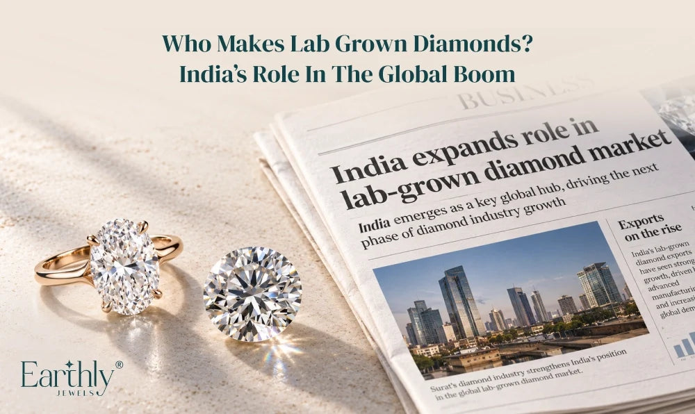 Who Makes Lab Grown Diamonds? India’s Role in the Global Boom | Earthly Jewels