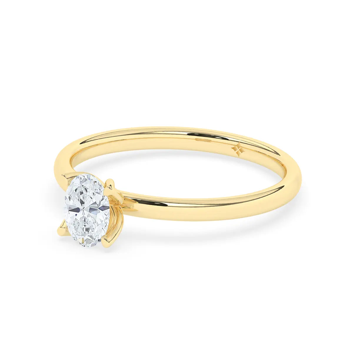 Oval Tulip Prong Ring | Earthly Jewels