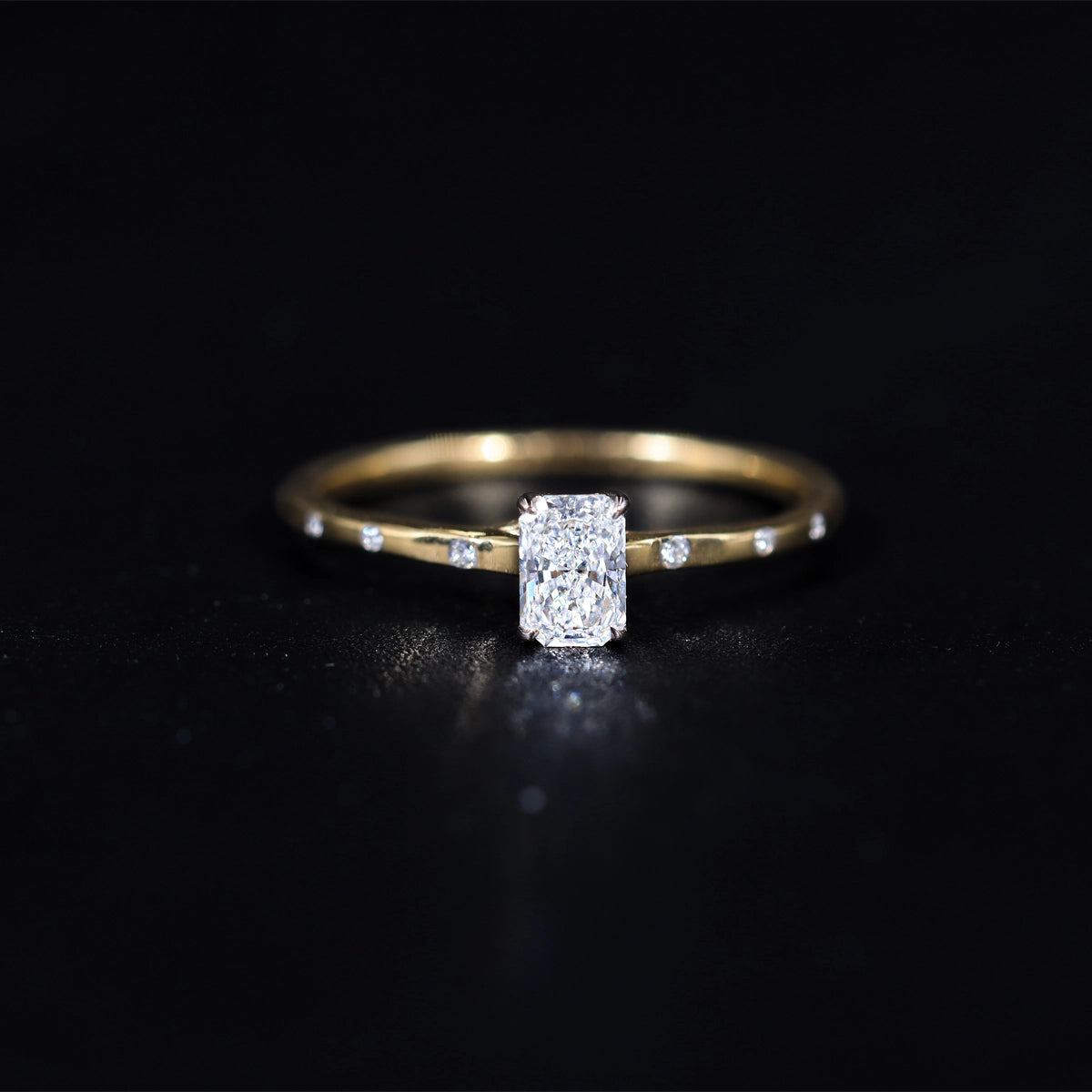 Radiant Cut Diamond Ring | Earthly Jewels