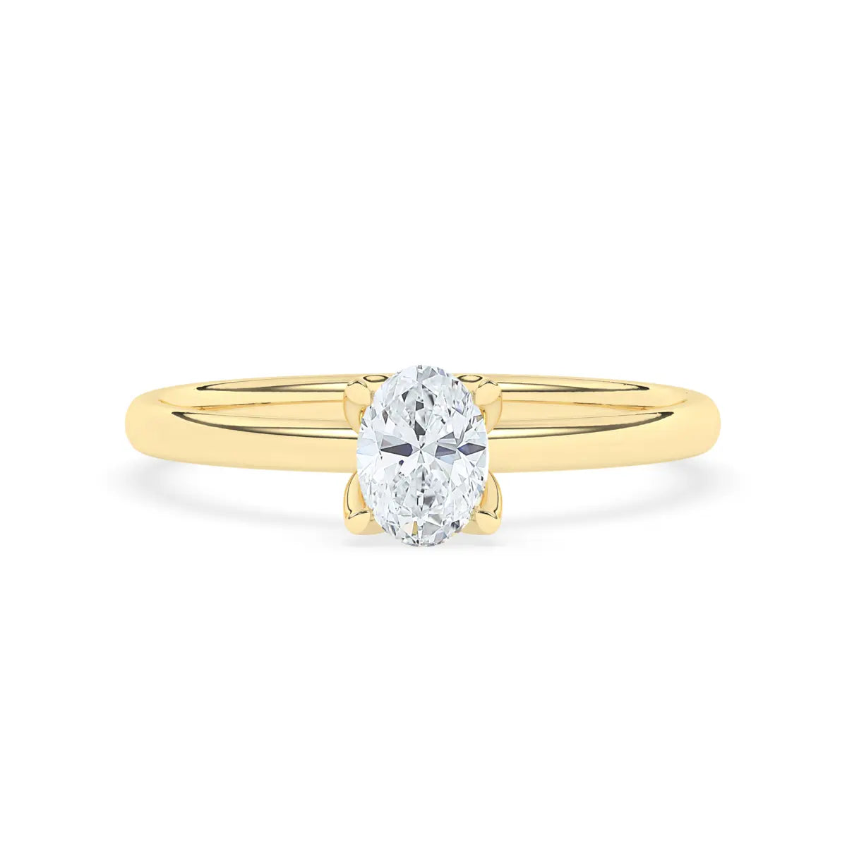 Oval Tulip Prong Ring | Earthly Jewels