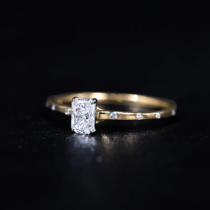 Radiant Cut Diamond Ring | Earthly Jewels