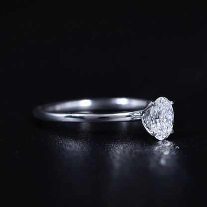 Oval Tulip Prong Ring | Earthly Jewels