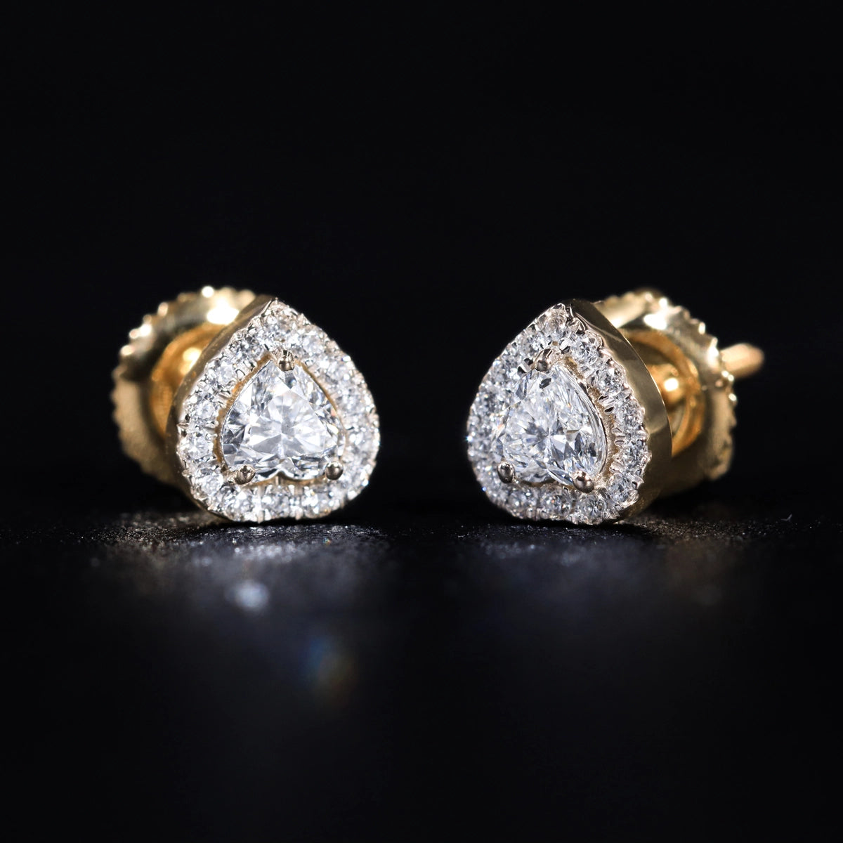 Heart Halo Earrings | Earthly Jewels