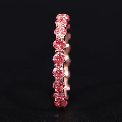 Pink Diamond Eternity Band | Earthly Jewels