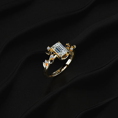 Emerald Cut Diamond Ring