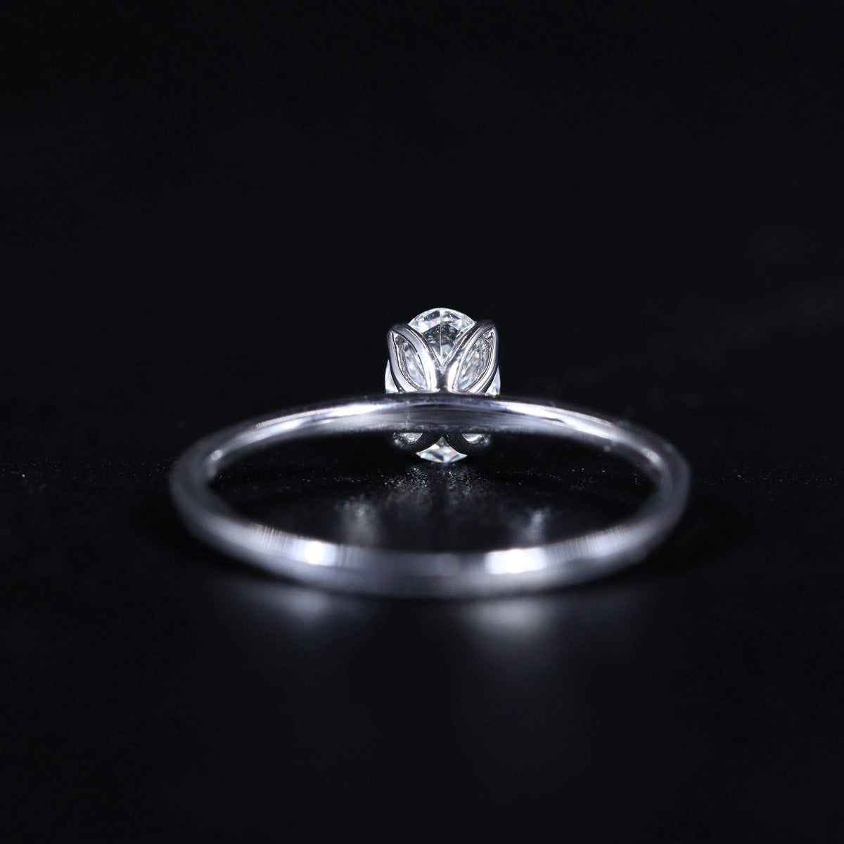 Oval Tulip Prong Ring | Earthly Jewels