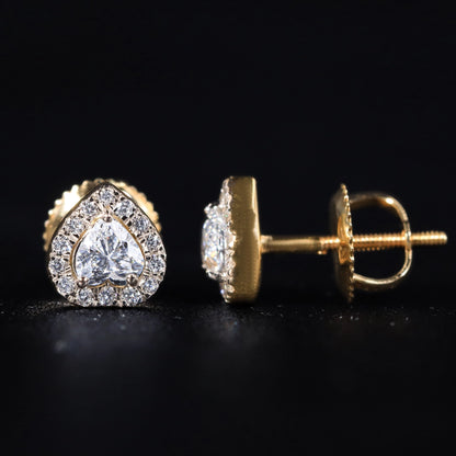 Heart Halo Earrings | Earthly Jewels