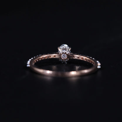 Oval Diamond With Hidden Halo | Earthly Jewels