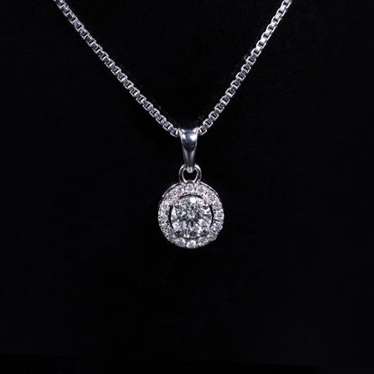 Round Halo Pendant | Earthly Jewels