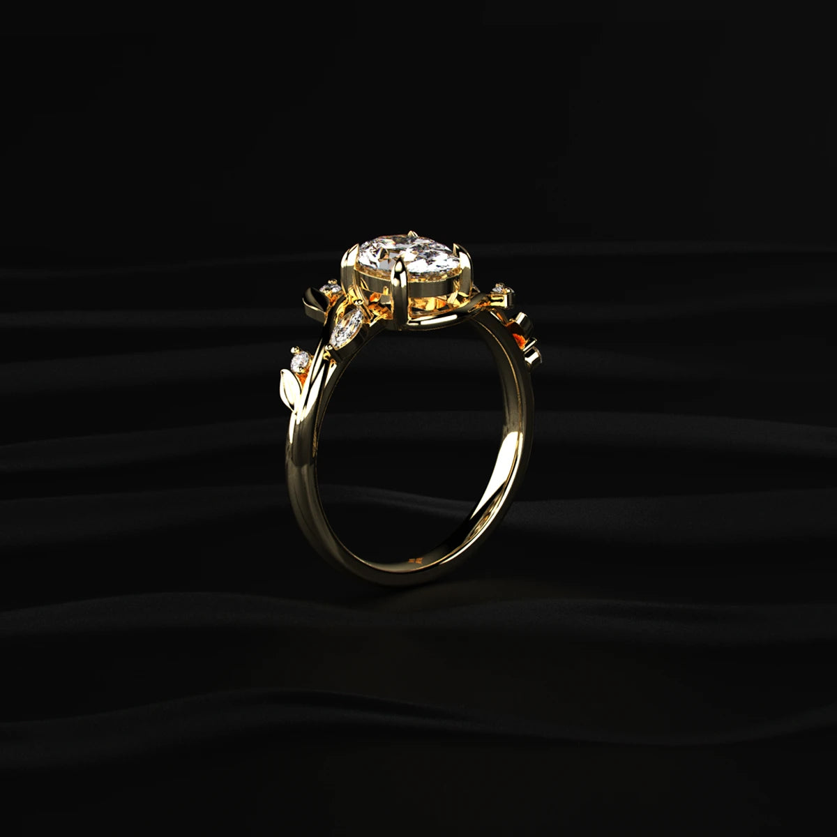 Oval Diamond Ring