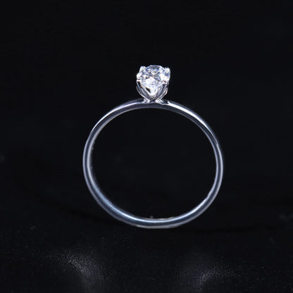 Oval Tulip Prong Ring | Earthly Jewels