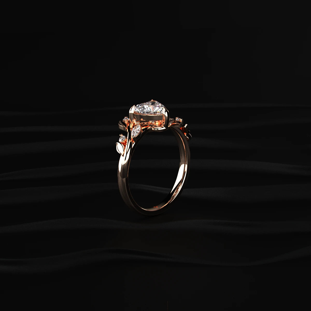 Heart Shape Diamond Ring