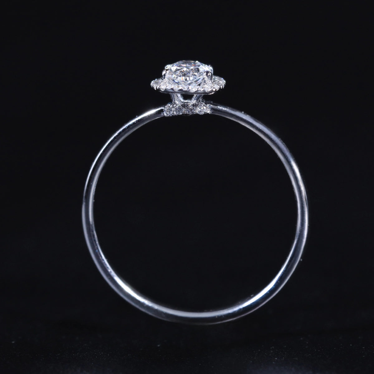 Oval Halo Engagement Rings